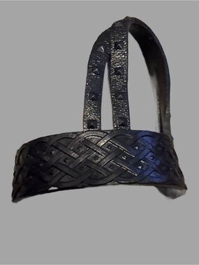 monster high Lorna Nessie Black Celtic Braided Doll Belt
